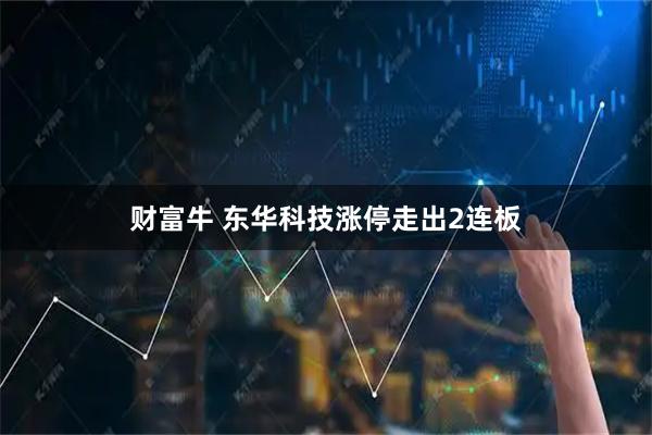 财富牛 东华科技涨停走出2连板