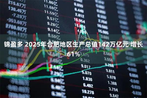 锦盈多 2025年合肥地区生产总值142万亿元 增长61%